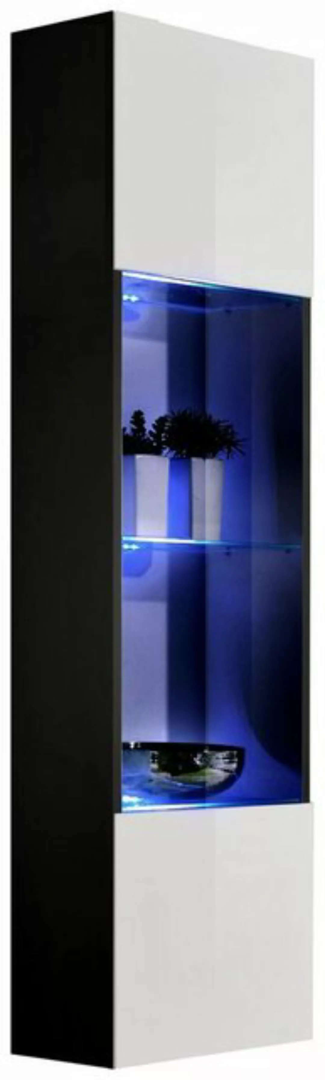 99rooms Vitrine FLI T42 rechts 170x40x29 cm (Hängevitrine, Glasvitrine, Woh günstig online kaufen