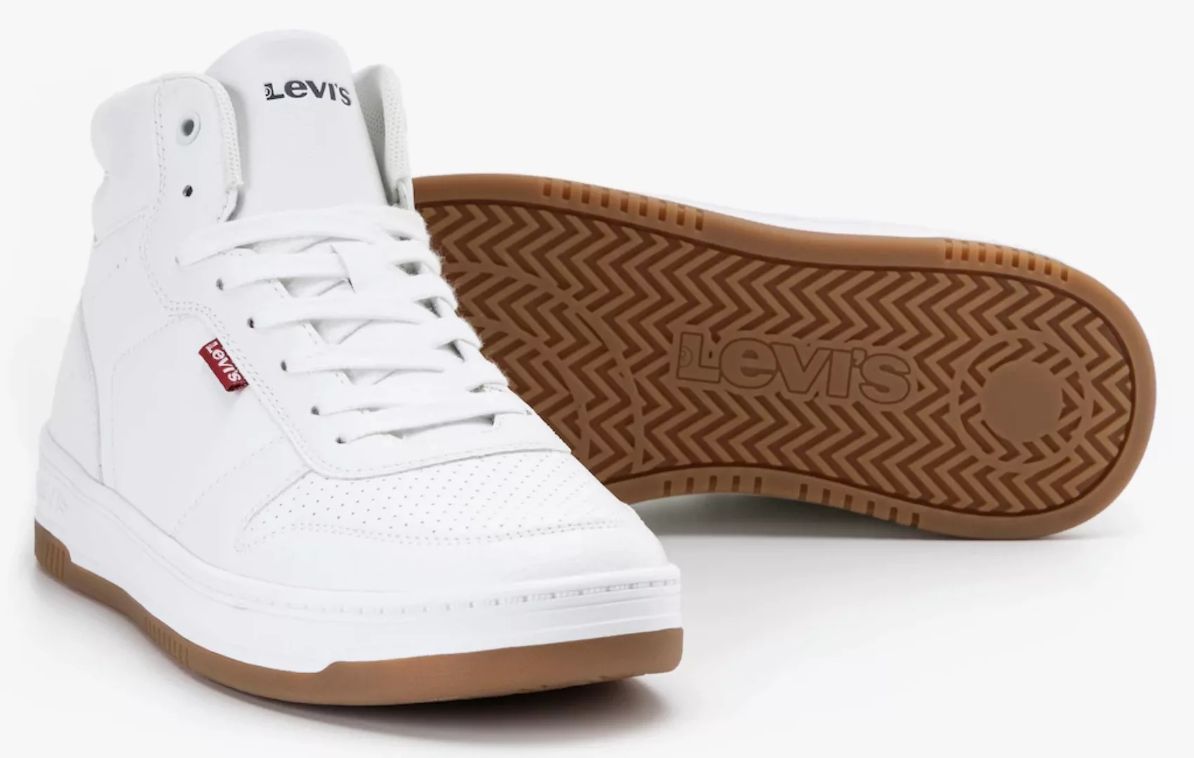 Levis Sneaker "DRIVE HIGH", Freizeitschuh, Halbschuh, Schnürschuh mit Schaf günstig online kaufen