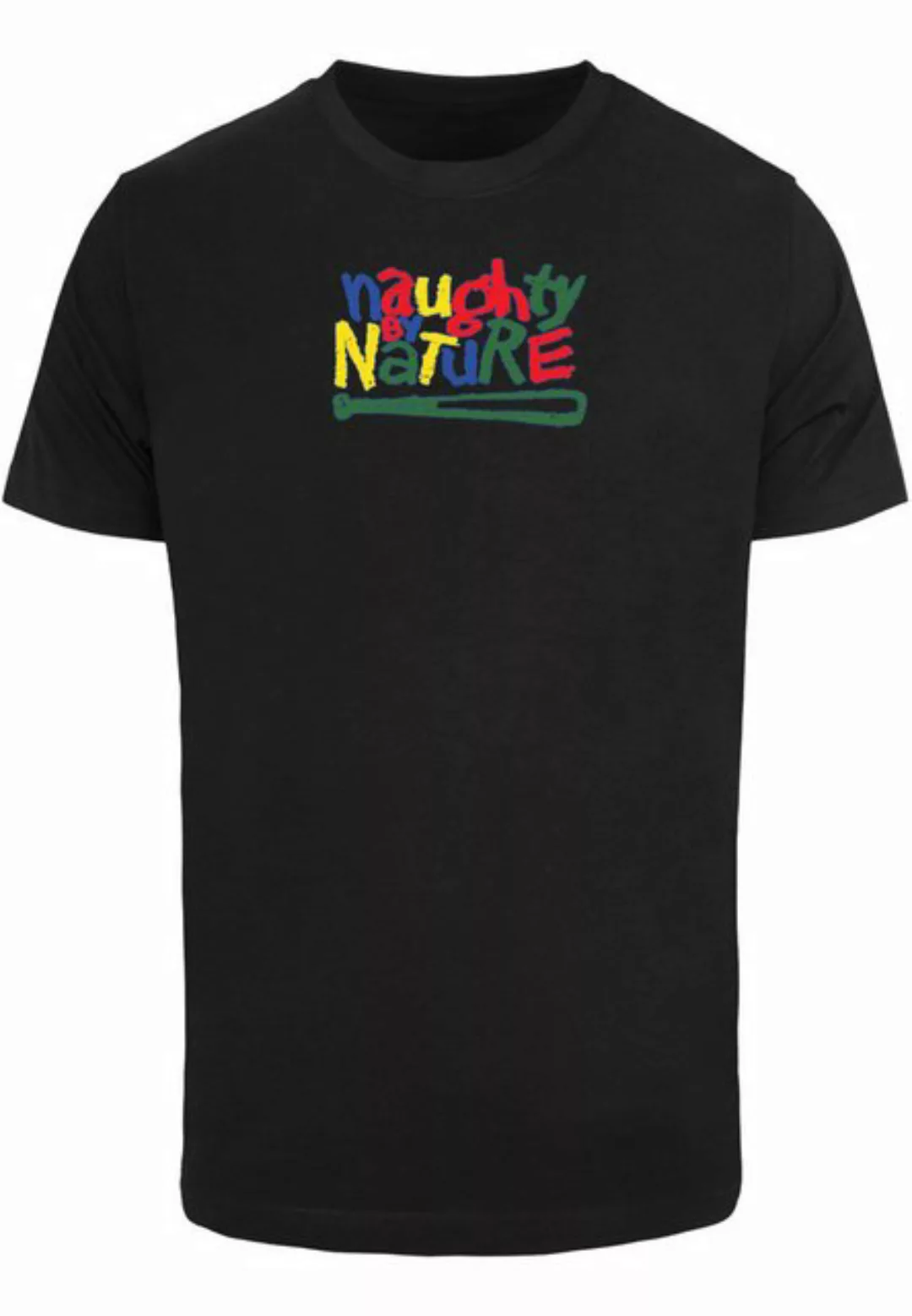 Merchcode T-Shirt Merchcode Herren Naughty By Nature - Color Logo T-Shirt ( günstig online kaufen