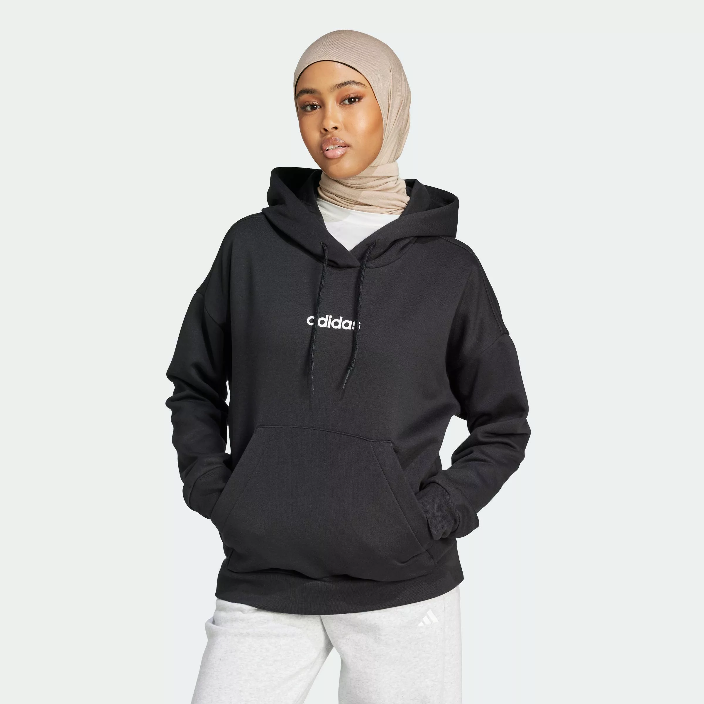 adidas Sportswear Kapuzensweatshirt "W LIN FL HD" günstig online kaufen