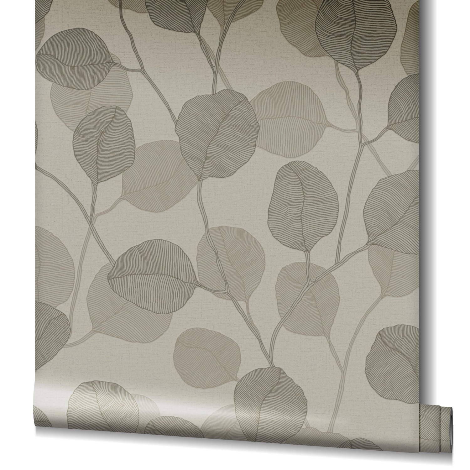 Marburg Vliestapete GZSZ Blattmotiv Floral 10,05 m x 0,53 m Braun FSC® günstig online kaufen