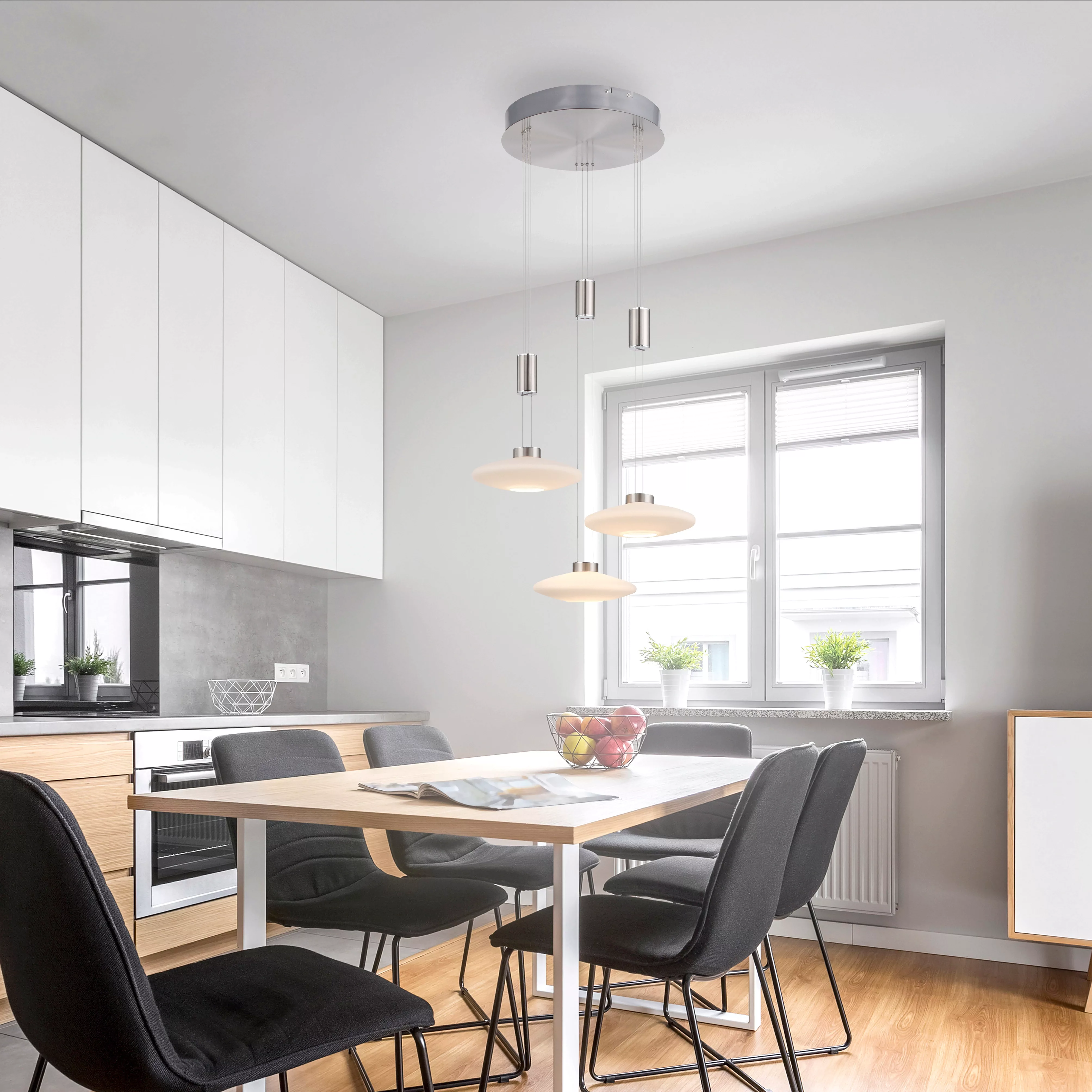Paul Neuhaus Pendelleuchte "LAUTADA", 3 flammig, Leuchtmittel LED-Board  LE günstig online kaufen