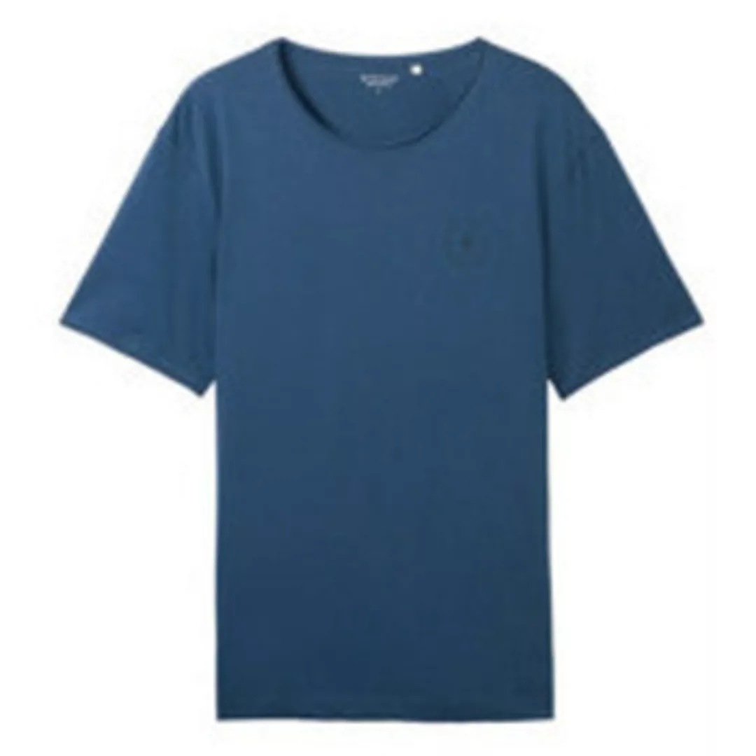 Tom Tailor  T-Shirt Rundhals T-Shirt für Herren in unifarben günstig online kaufen