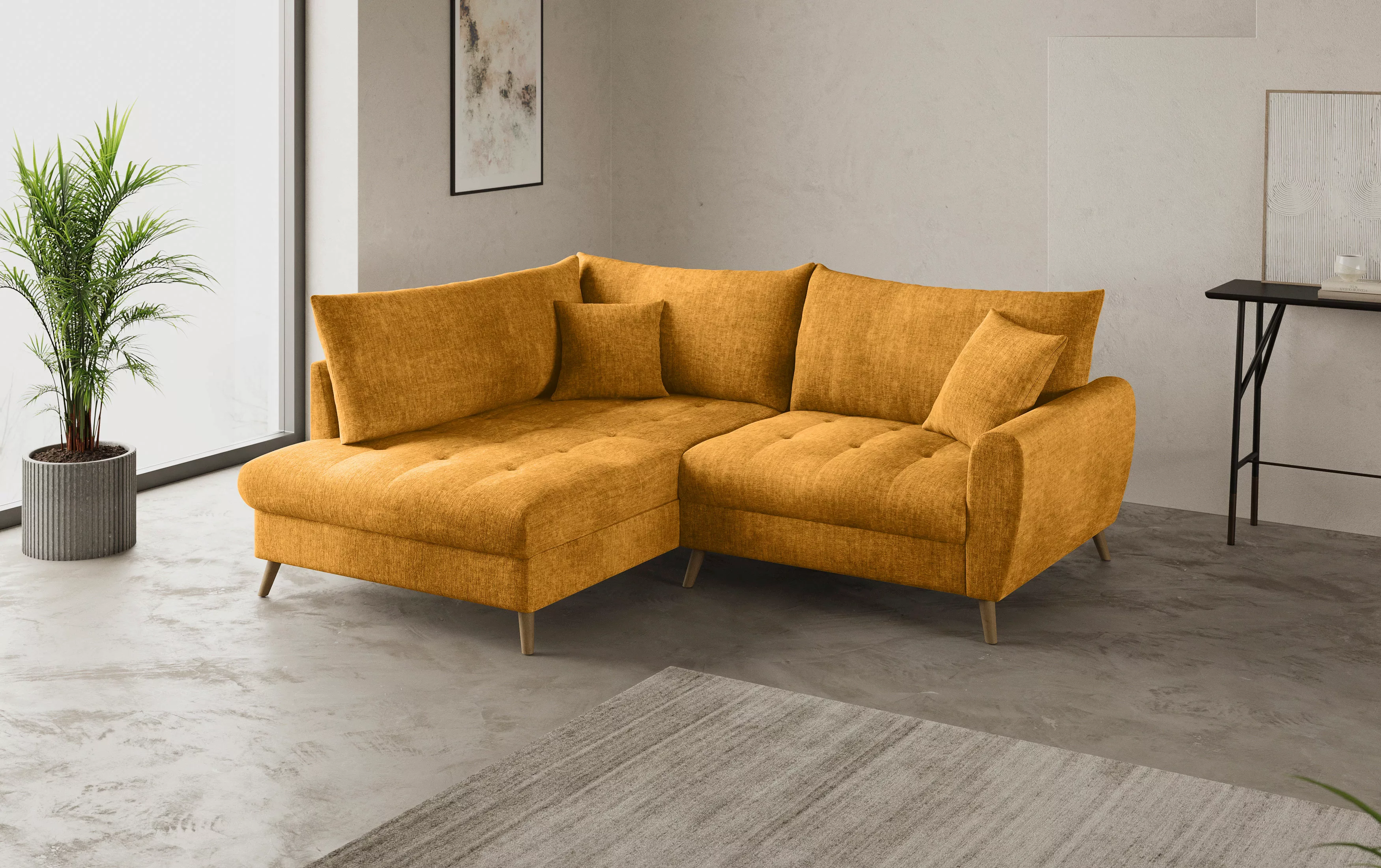 Mr. Couch Ecksofa "Blackburn II, L-Form", Mit Kaltschaumpolsterung bis 140 günstig online kaufen