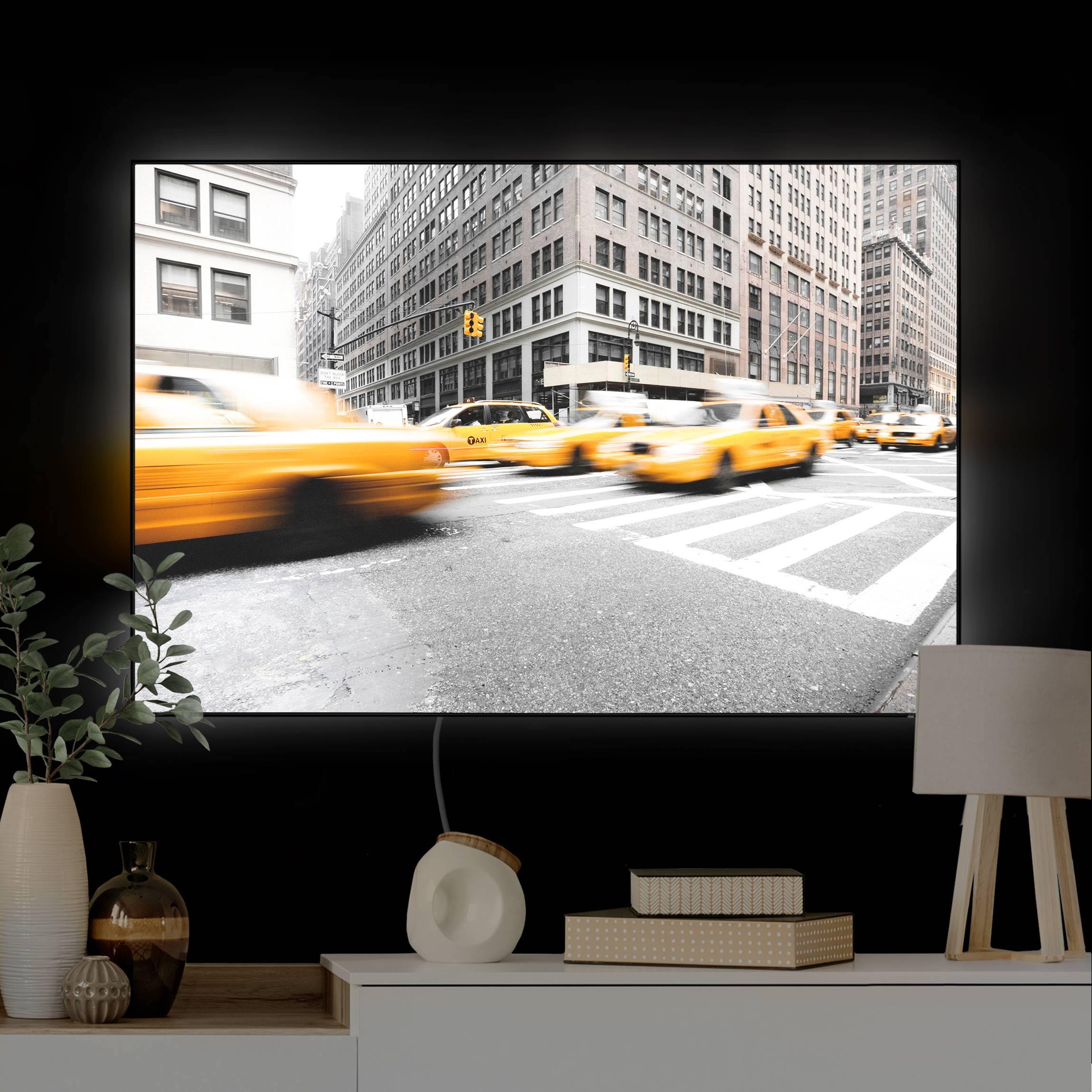 LED-Wechselbild Rasantes New York günstig online kaufen