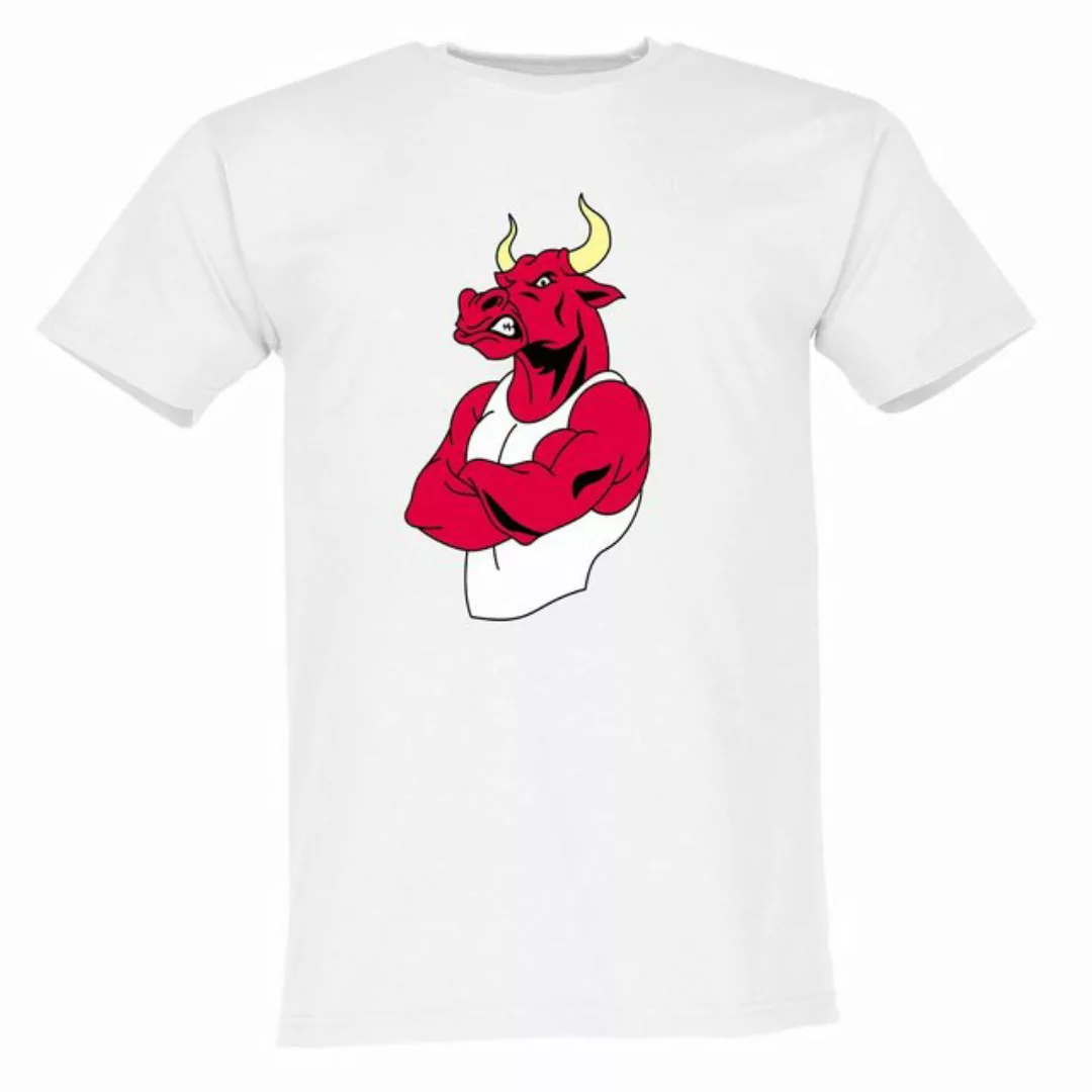 Banco T-Shirt Roter Stier mit Unterhemd 100% Baumwolle günstig online kaufen