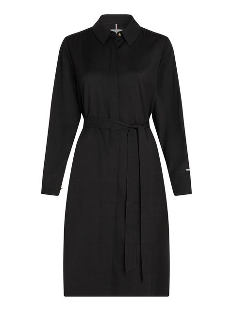 Tommy Hilfiger Hemdblusenkleid FLUID VISCOSE SHIRT DRESS fließende Viskose günstig online kaufen