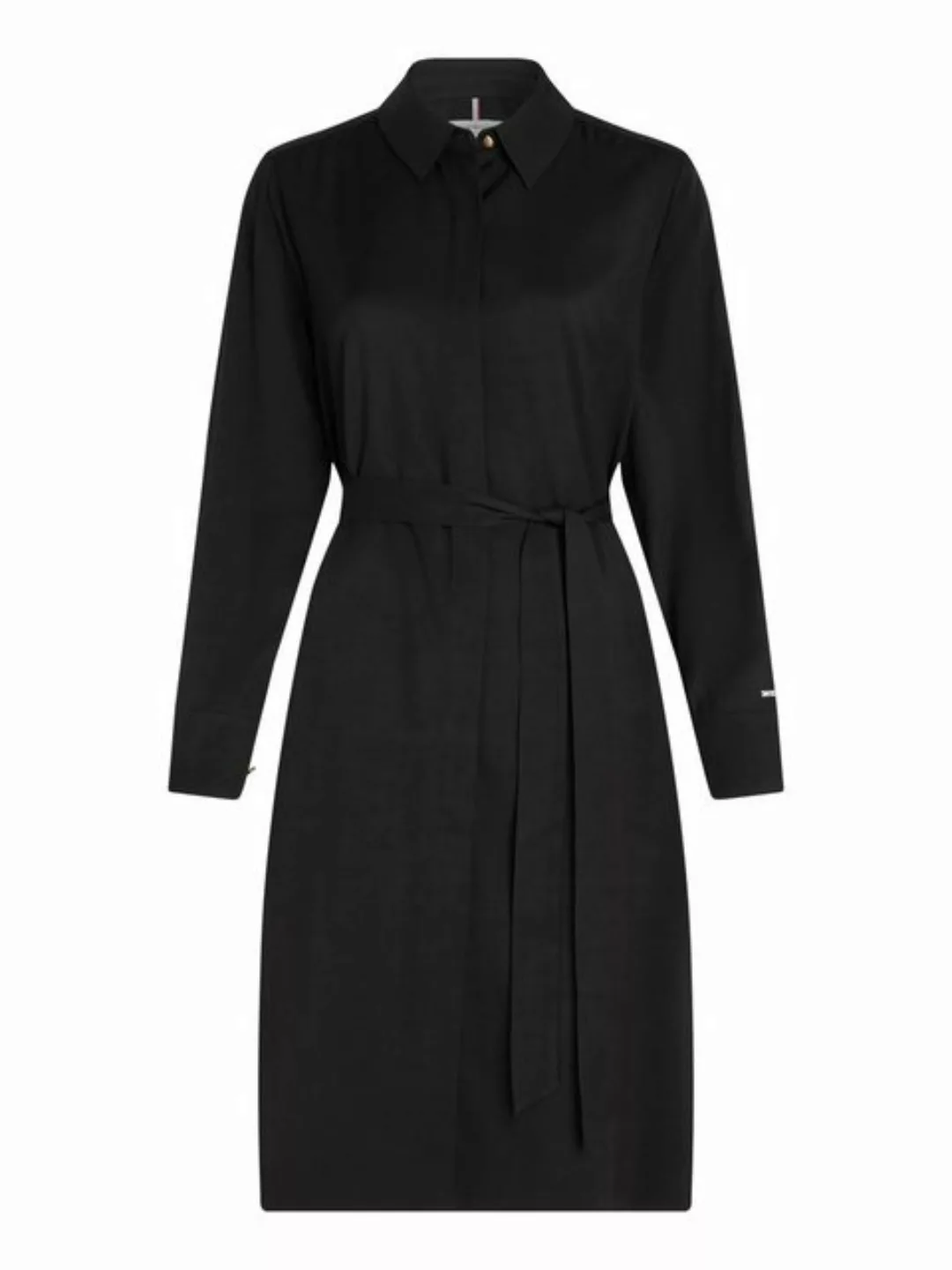 Tommy Hilfiger Hemdblusenkleid FLUID VISCOSE SHIRT DRESS fließende Viskose günstig online kaufen