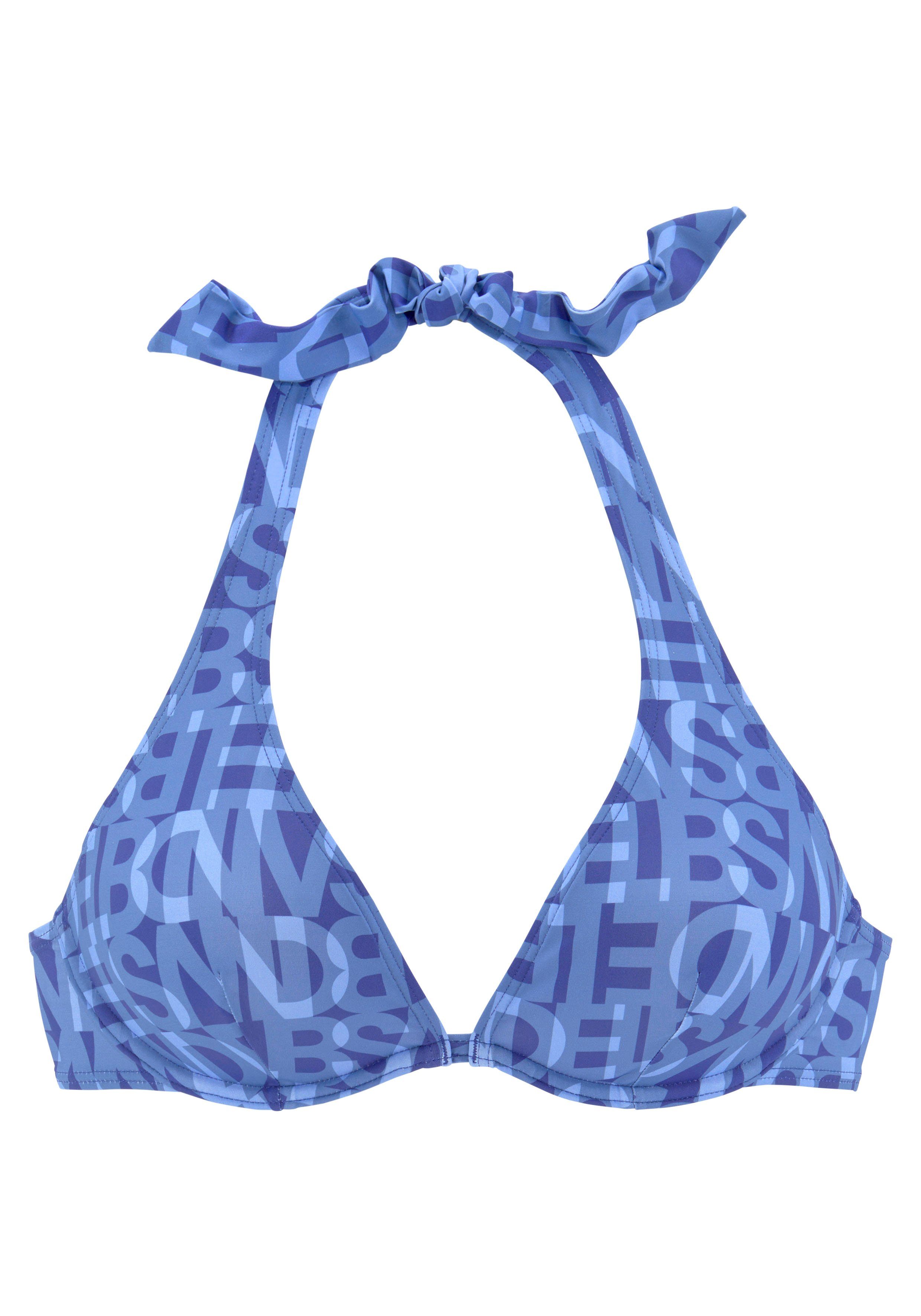 Elbsand Bügel-Bikini-Top Letra, mit tollem Wording günstig online kaufen