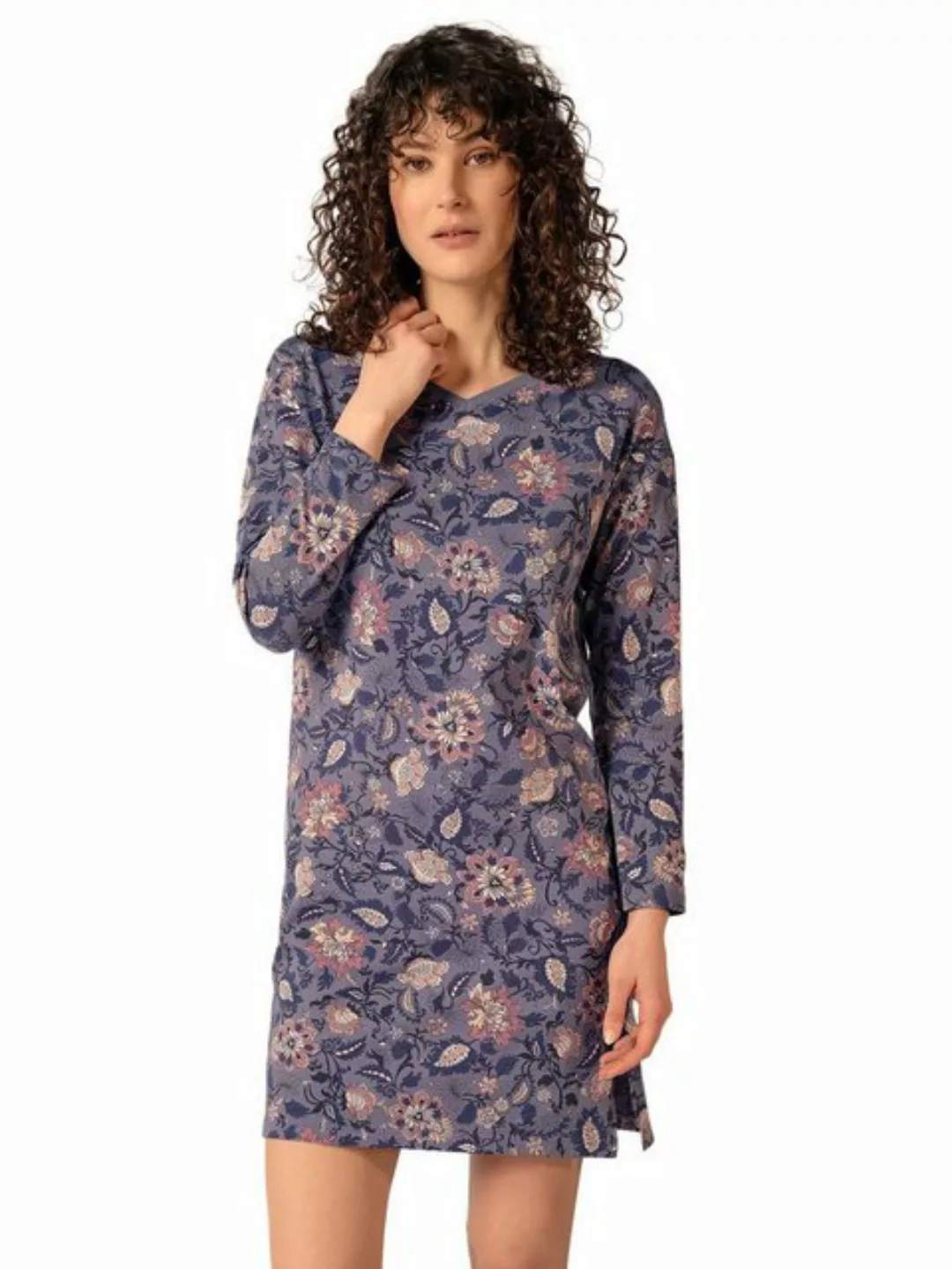 HUBER Nachthemd Damen Sleepshirt langarm hautnah Night Basic (Stück, 1-tlg) günstig online kaufen