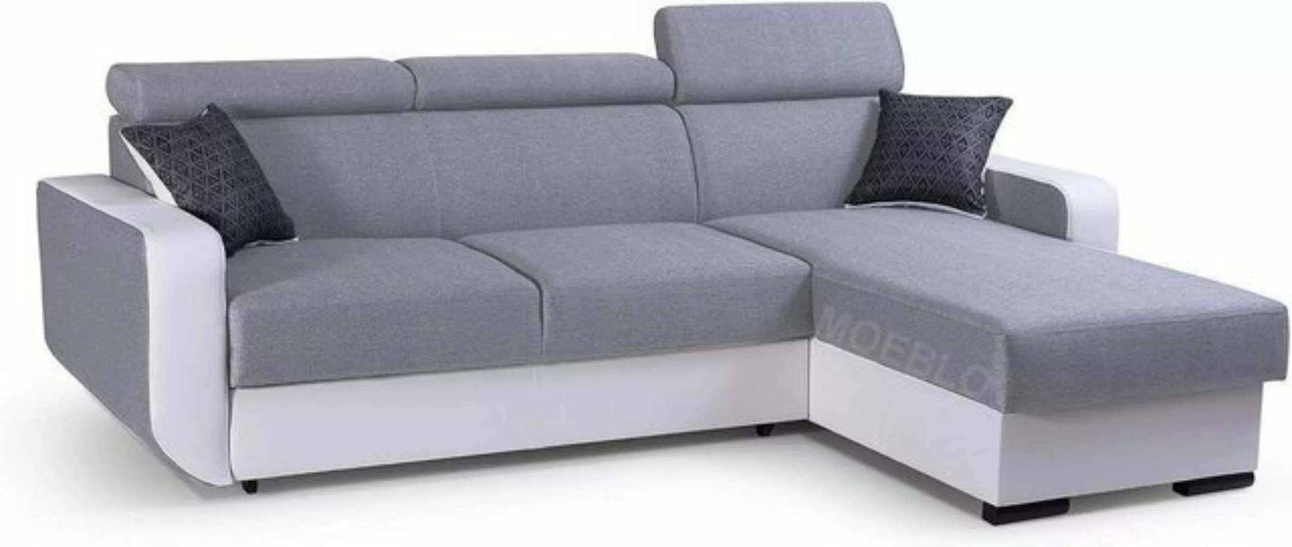 MOEBLO Ecksofa PEDRO, Universelle Ottomane Eckcouch Sofa Couch Wohnlandscha günstig online kaufen