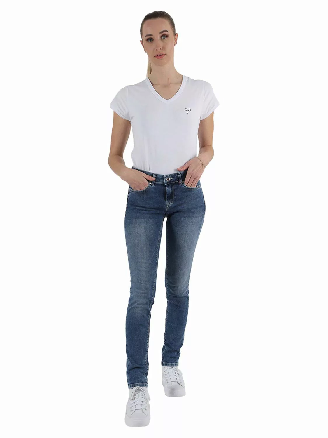 M.O.D. Damen Jeans MONIKA - Slim Fit - Blau - Ravish Blue günstig online kaufen