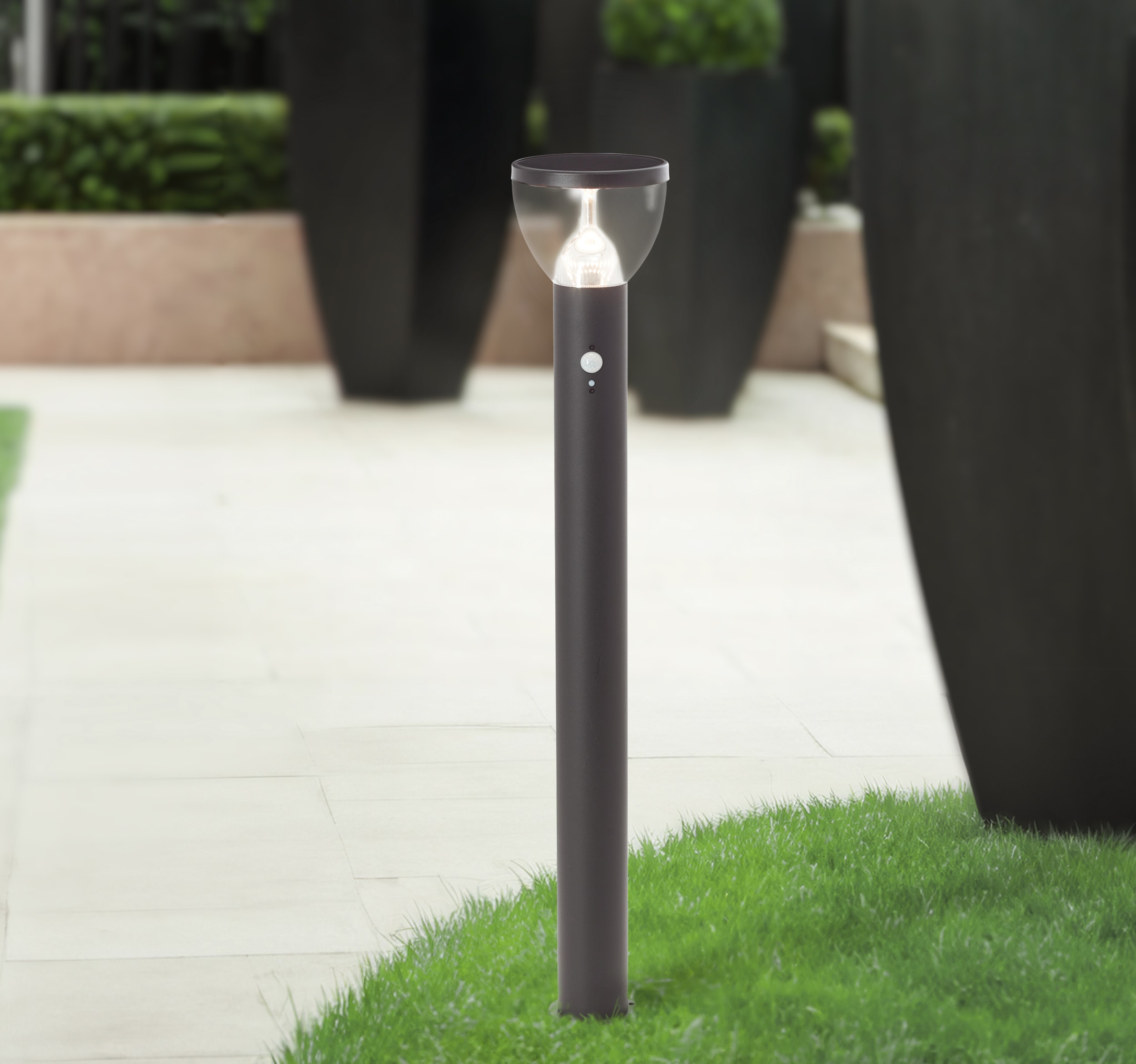 Brilliant LED Außen-Stehlampe "Tulip", LED Außenstehleuchte, Solar, 92 cm, günstig online kaufen