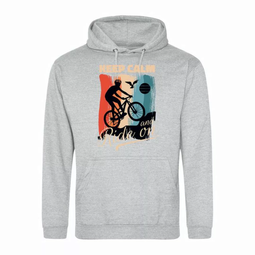 Youth Designz Kapuzenpullover Keep Calm Fahrrad Herren Hoodie Pullover mit günstig online kaufen