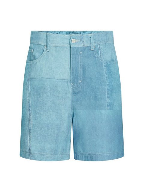 Esprit Shorts Shorts mit Allover Denim-Print (1-tlg) günstig online kaufen