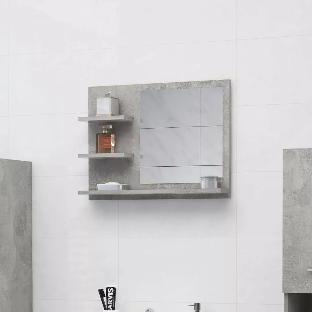 Badspiegel Betongrau 60x10,5x45 Cm Spanplatte günstig online kaufen