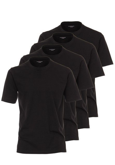 CASAMODA T-Shirt 4er Pack Basic (Spar-Set, 4-tlg) T-Shirt - Baumwolle - Atm günstig online kaufen