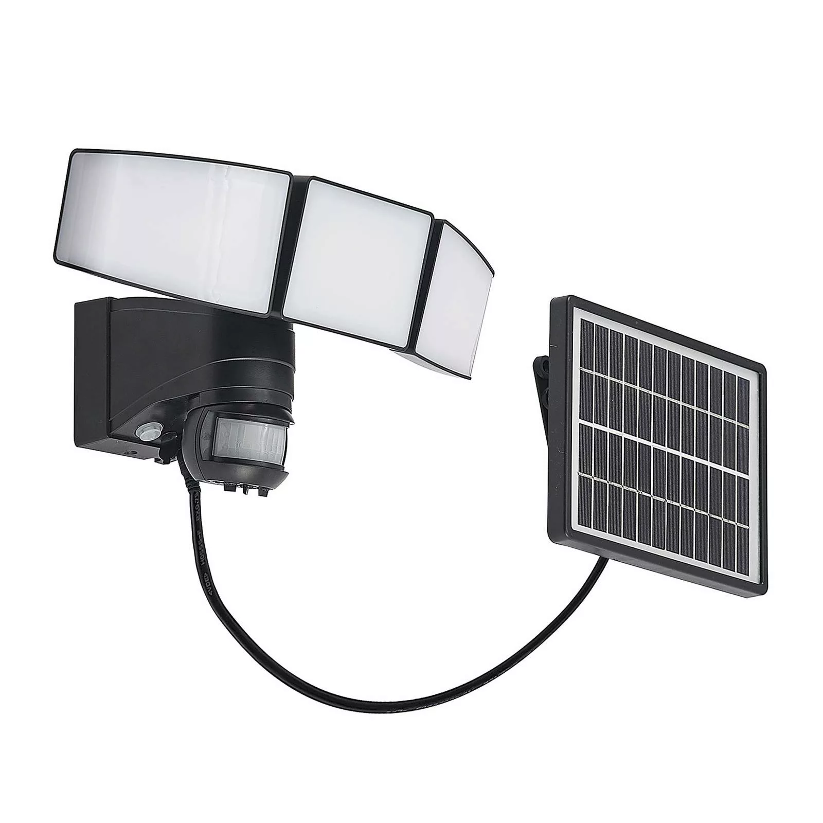 Prios Kalvito LED-Solar-Wandstrahler Sensor, 3-fl. günstig online kaufen