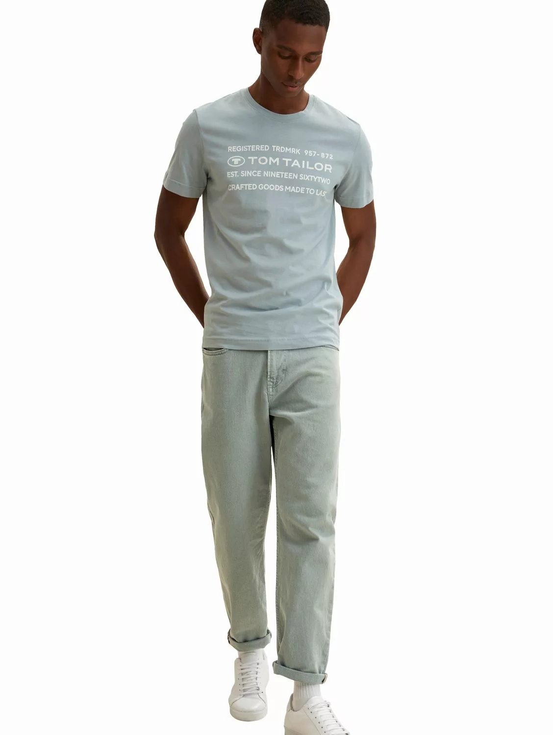 Tom Tailor Herren T-Shirt PRINTED BASIC - Regular Fit günstig online kaufen