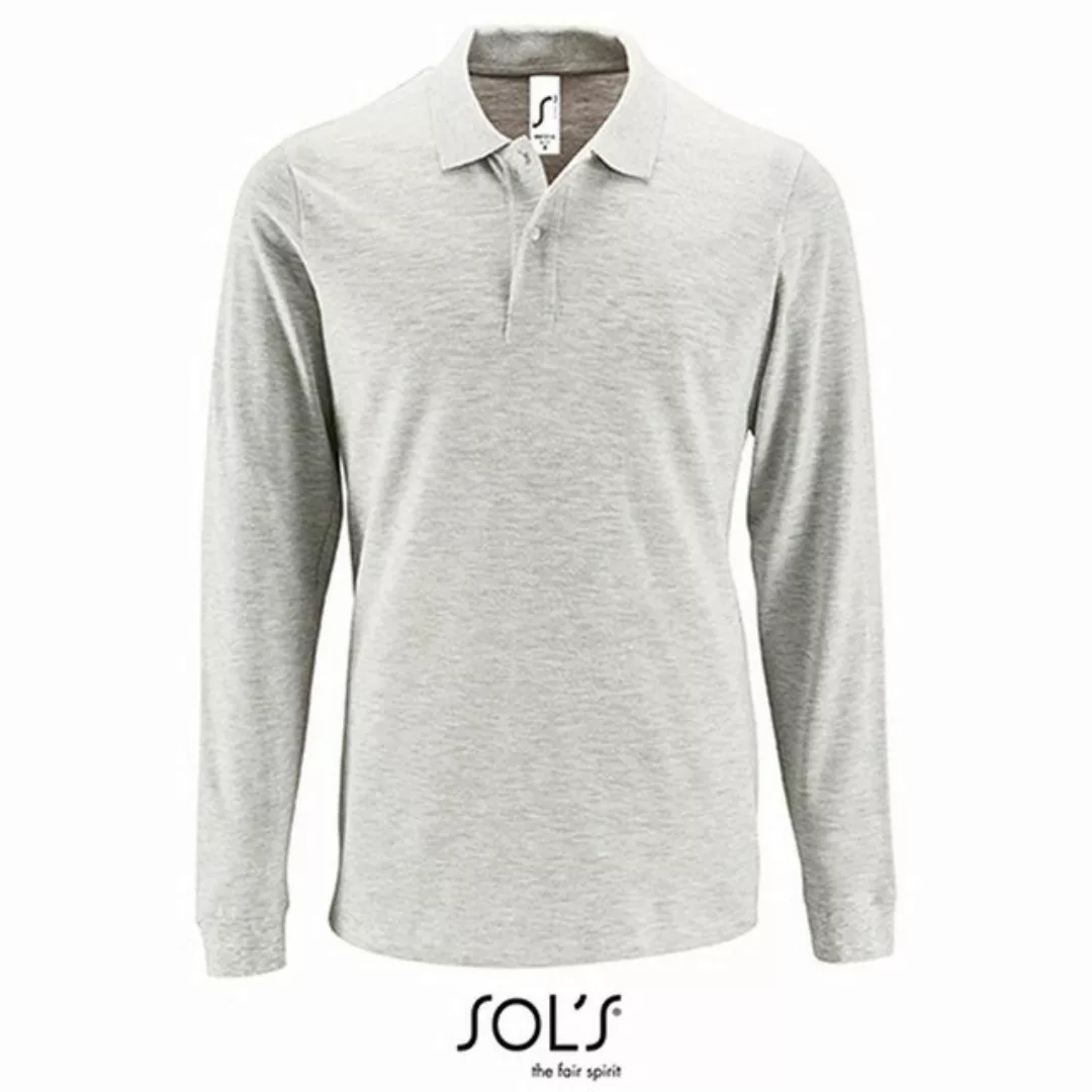 SOLS Langarm-Poloshirt Herren Long-Sleeve Piqué Polo Shirt Perfect günstig online kaufen