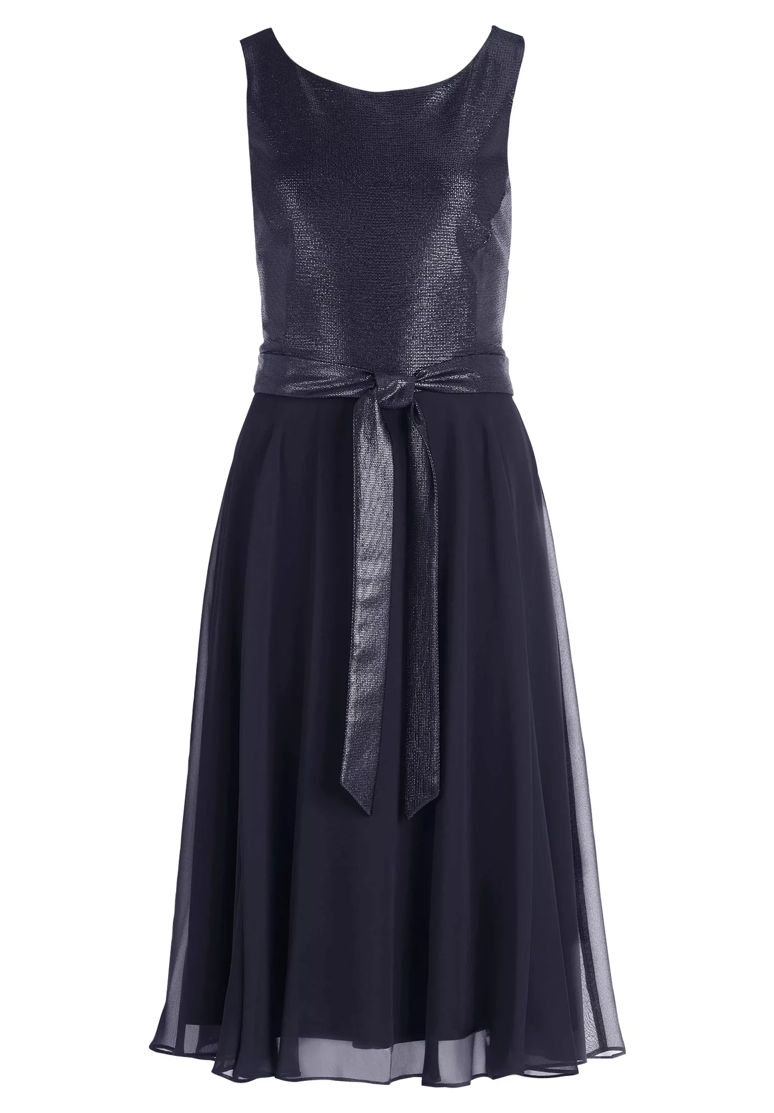 Vera Mont Cocktailkleid Vera Mont Cocktailkleid mit Gürtel Materialmix günstig online kaufen