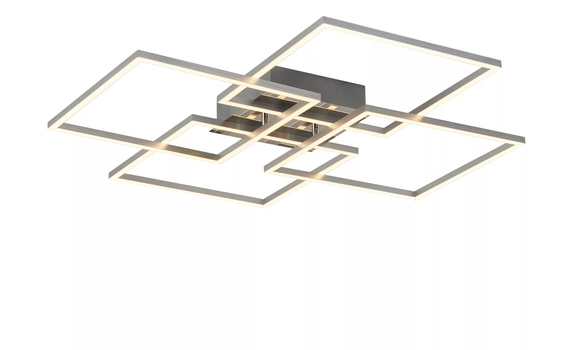 LED-Deckenleuchte Frames 4 Quadrate chrom 72x72cm günstig online kaufen