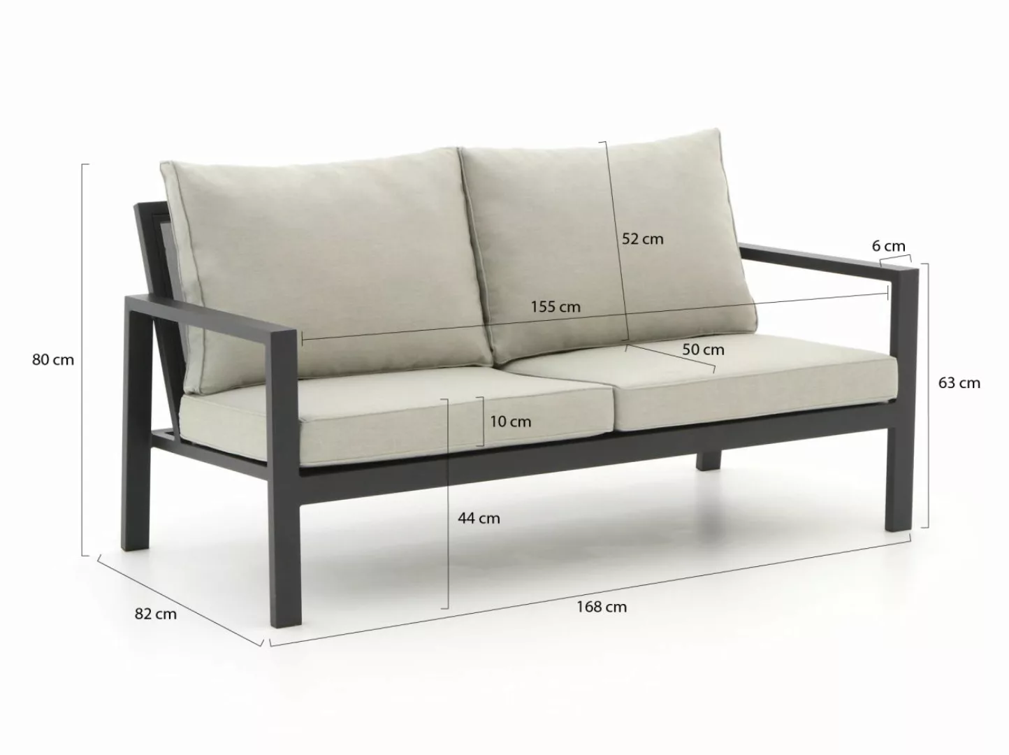 Manifesto Alzano Gartensofa 168 cm günstig online kaufen