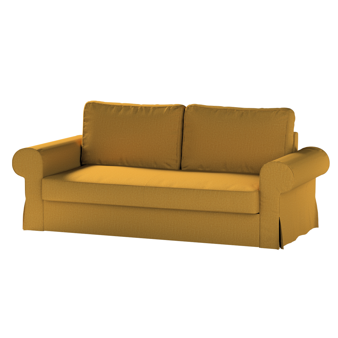 Bezug für Backabro 3-Sitzer Sofa ausklappbar, senfgelb, Bezug für Backabro günstig online kaufen