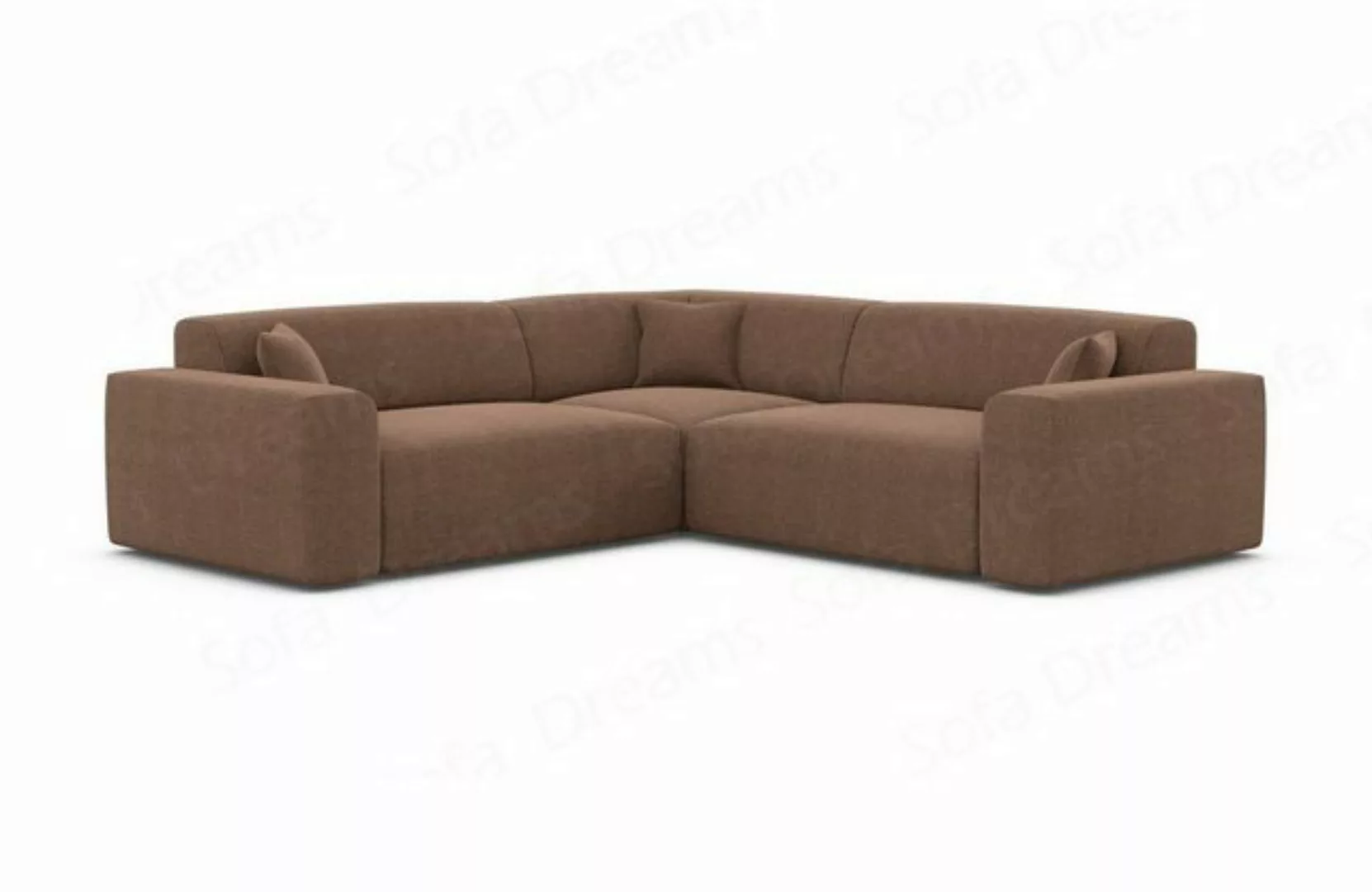 Sofa Dreams Ecksofa Strukturstoff Stoff Sofa Mallorca L Form Design Stoffso günstig online kaufen