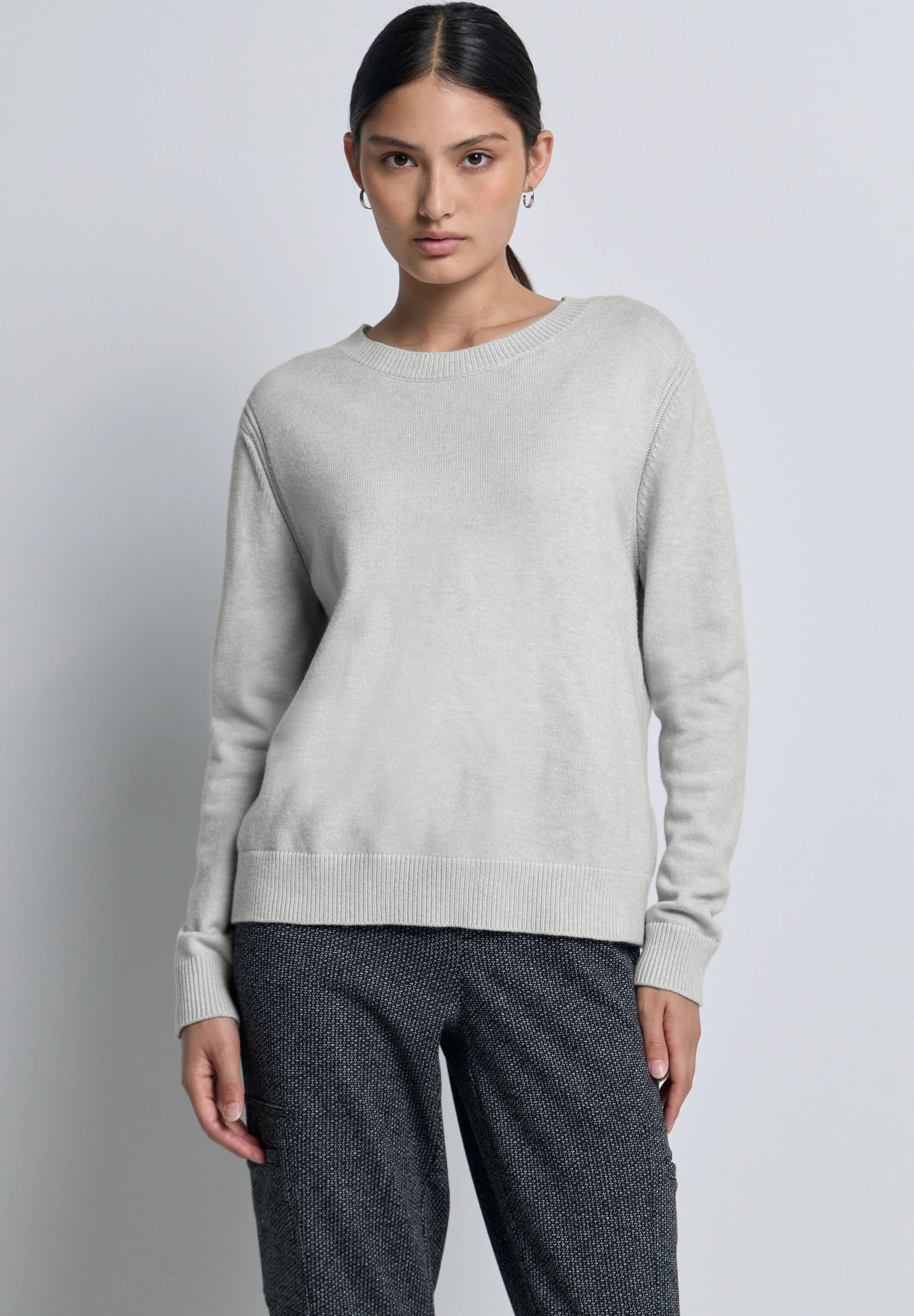 STREET ONE STUDIO Strickpullover, aus softem Materialmix günstig online kaufen