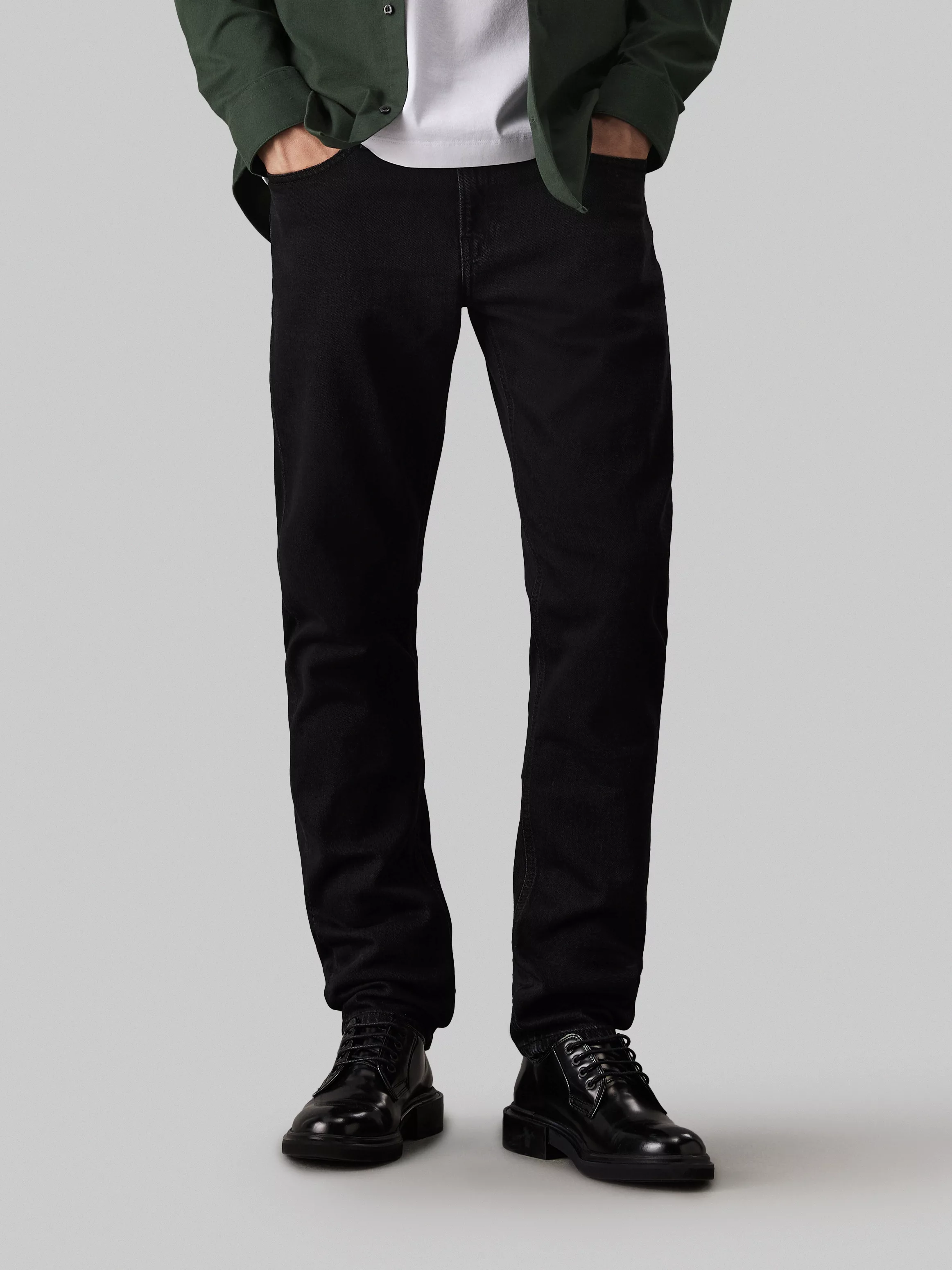 Calvin Klein Slim-fit-Jeans SLIM FIT WASHED BLACK im 5-Pocket-Style günstig online kaufen