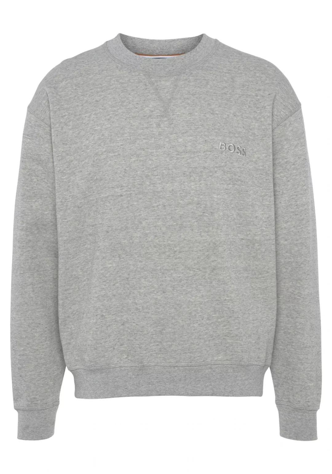 BOSS Sweatshirt Cozy Sweatshirt mit Logostickerei günstig online kaufen