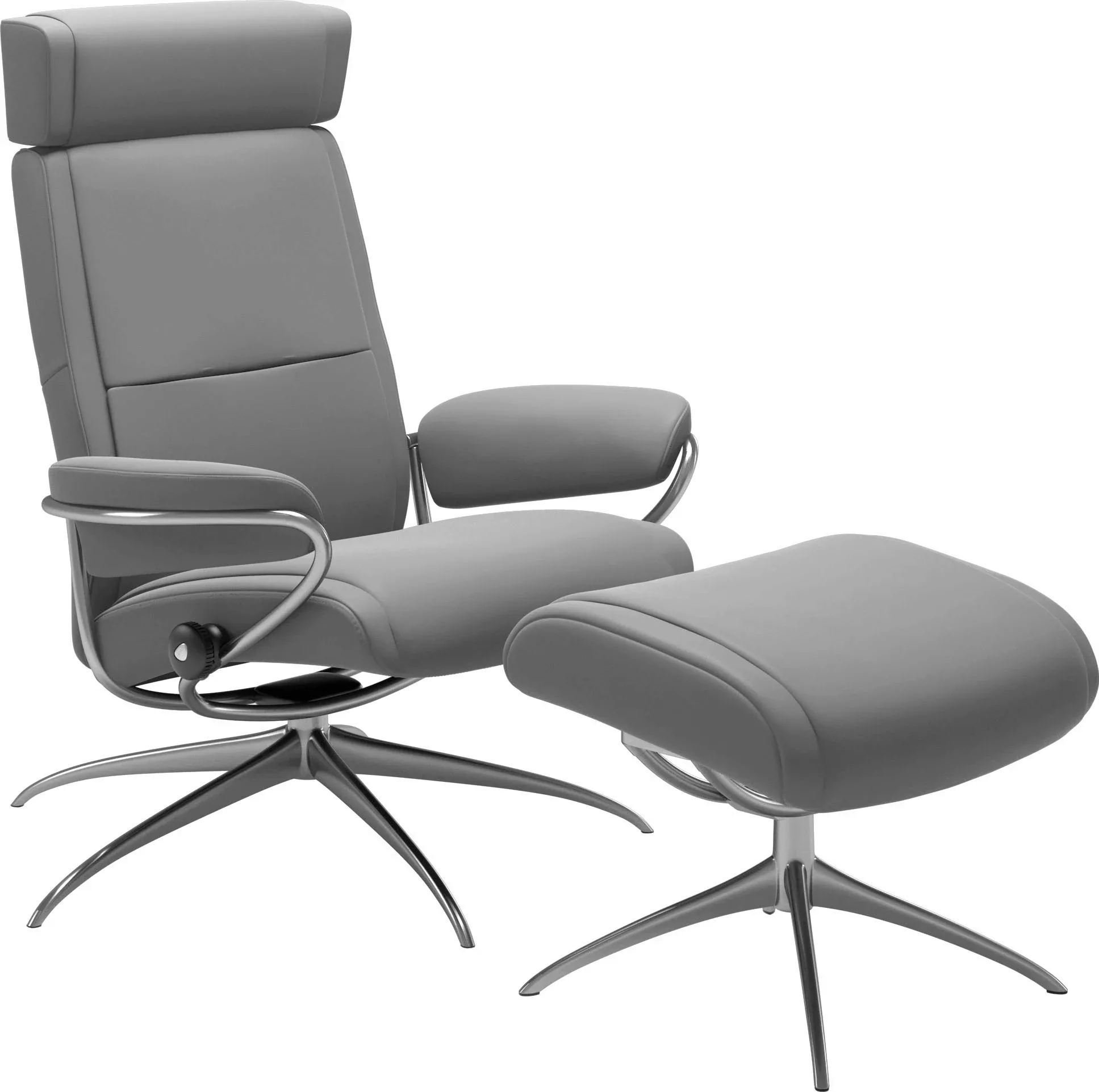 Stressless® Relaxsessel »Paris«, (Set, Relaxsessel mit Hocker), mit Hocker, günstig online kaufen