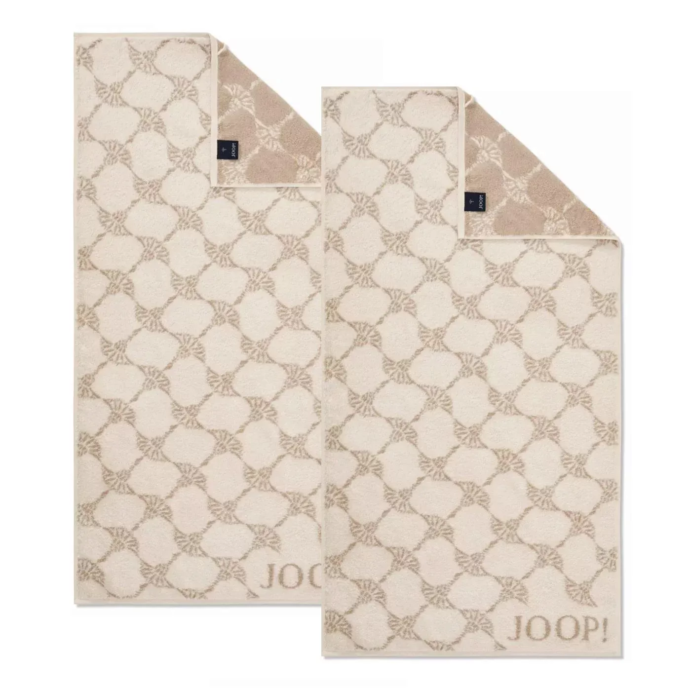 2 Stück Joop! Handtuch Cornflower 1611-36 Creme 50x100 günstig online kaufen