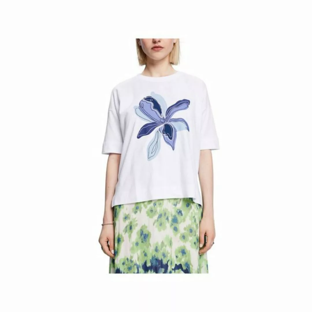 Esprit Collection T-Shirt Oversize T-Shirt mit Print, TENCEL™ (1-tlg) günstig online kaufen