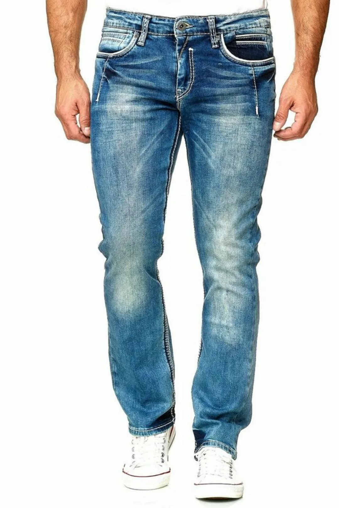 Rusty Neal Straight-Jeans "NEW YORK 29", im modernen Used-Look günstig online kaufen