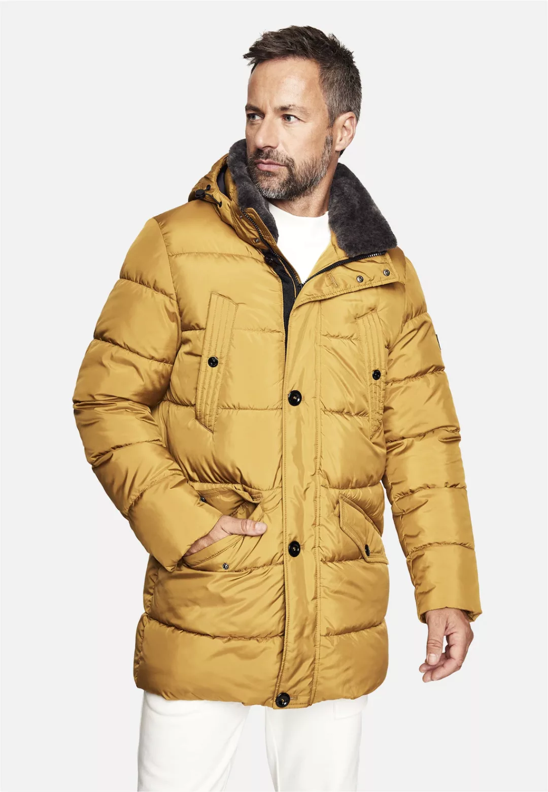 New Canadian Steppjacke, mit abnehmbarem Innenkragen günstig online kaufen