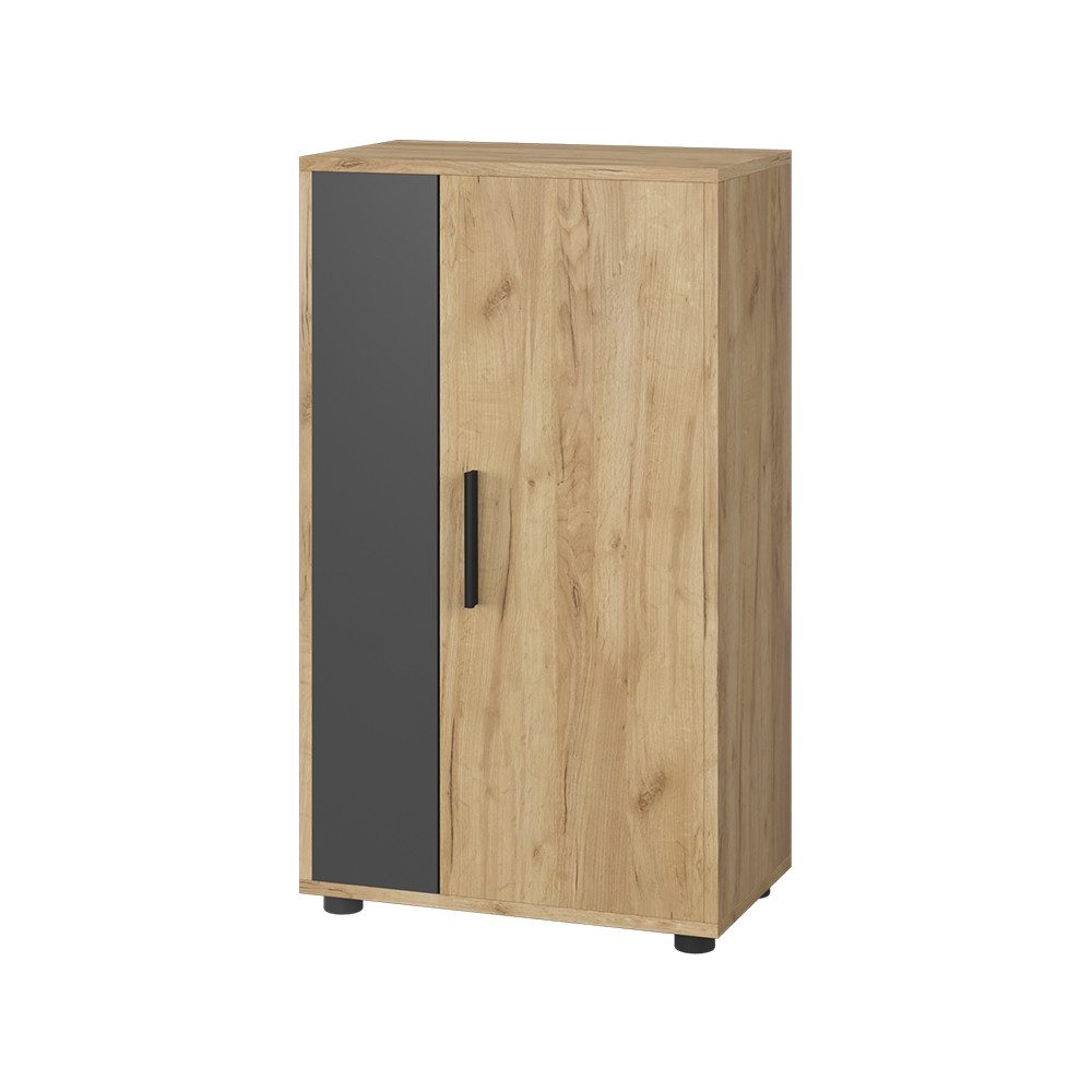 Vicco Highboard Berno, Goldkraft Eiche/Anthrazit, 50.1 günstig online kaufen
