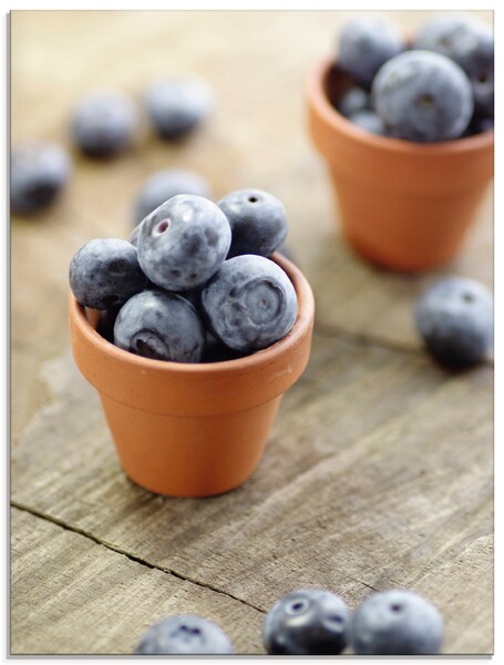 Artland Glasbild »Frische Blaubeeren«, Lebensmittel, (1 St.), in verschiede günstig online kaufen