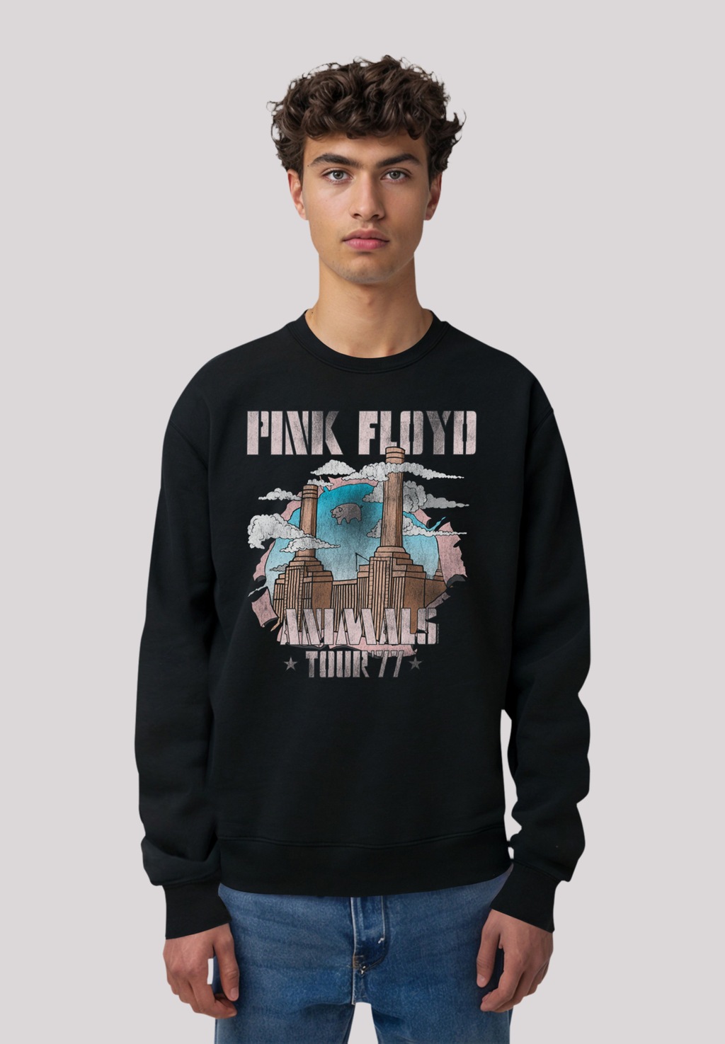 F4NT4STIC Sweatshirt "Pink Floyd Animal Factory", Premium Qualität günstig online kaufen