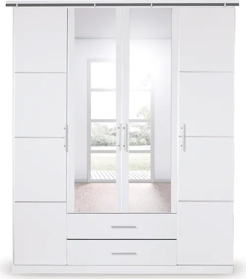 rauch Drehtürenschrank "Micro", mit eleganten Aufleistungen und praktischen günstig online kaufen