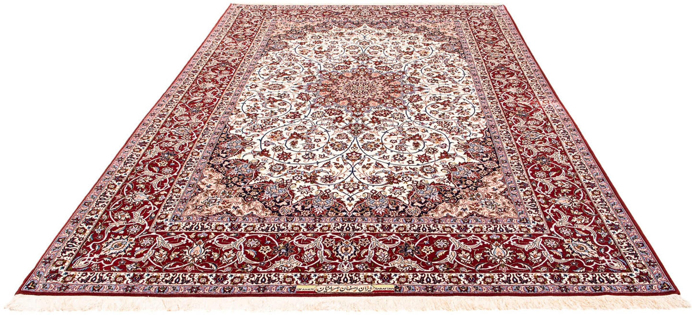 morgenland Orientteppich »Perser - Isfahan - Premium - 308 x 206 cm - rot«, günstig online kaufen