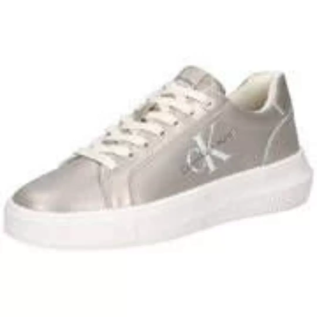 Calvin Klein Chunky Cupsole Laceup Damen silber günstig online kaufen