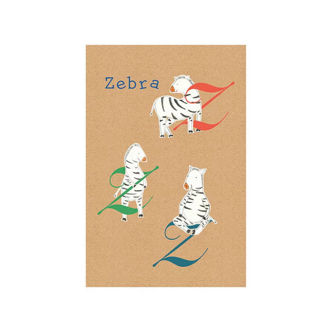 Komar Wandbild ABC Animal Z Buchstaben B/L: ca. 30x40 cm günstig online kaufen