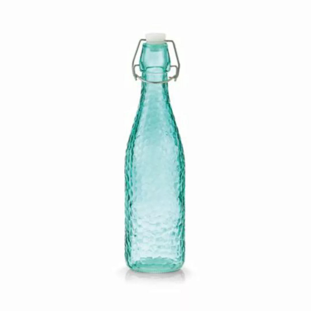 Neuetischkultur Glasflasche mit Bügelverschluss Aqua blau günstig online kaufen