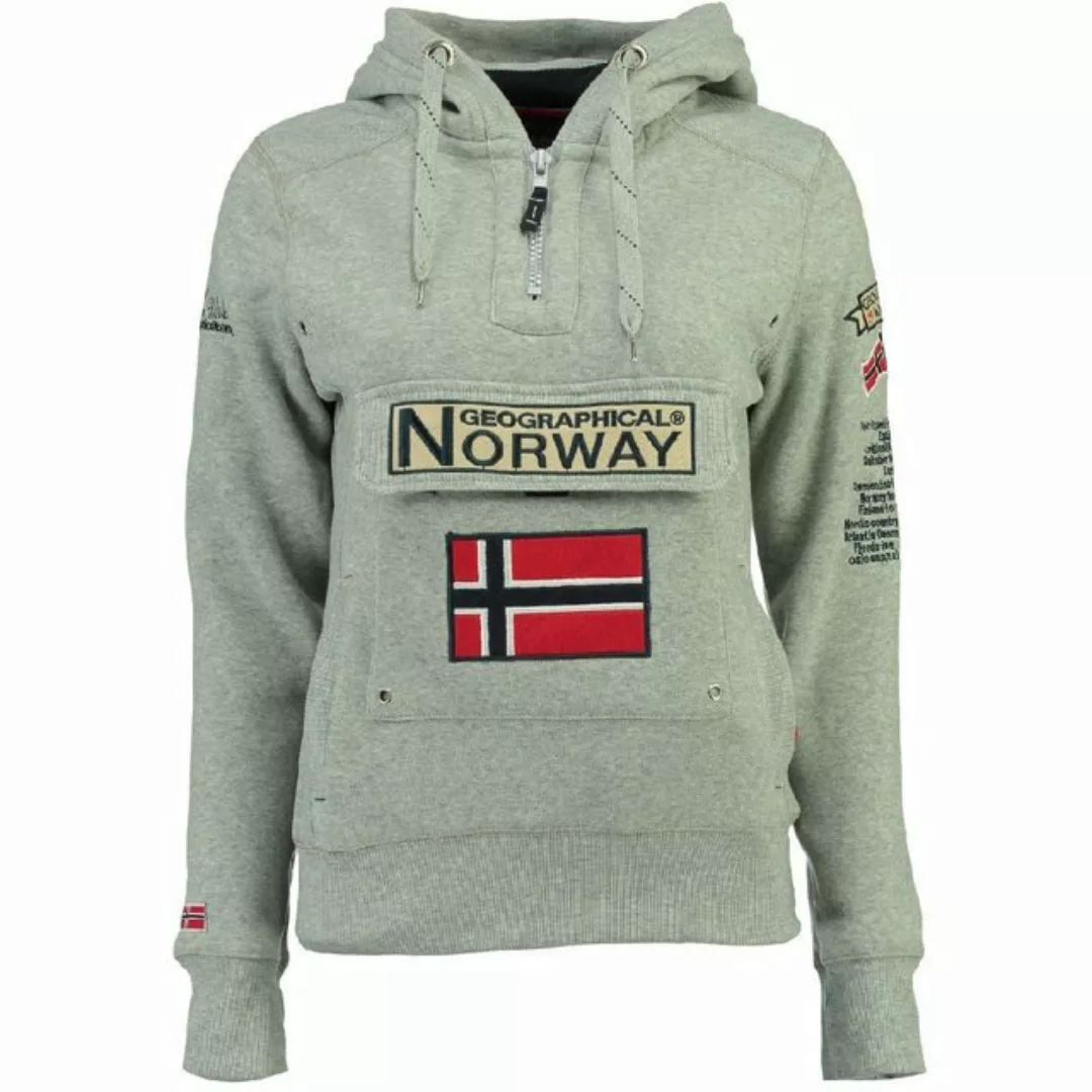 Geographical Norway Kapuzenpullover Gymclass by leyoley mit großer Bauchtas günstig online kaufen