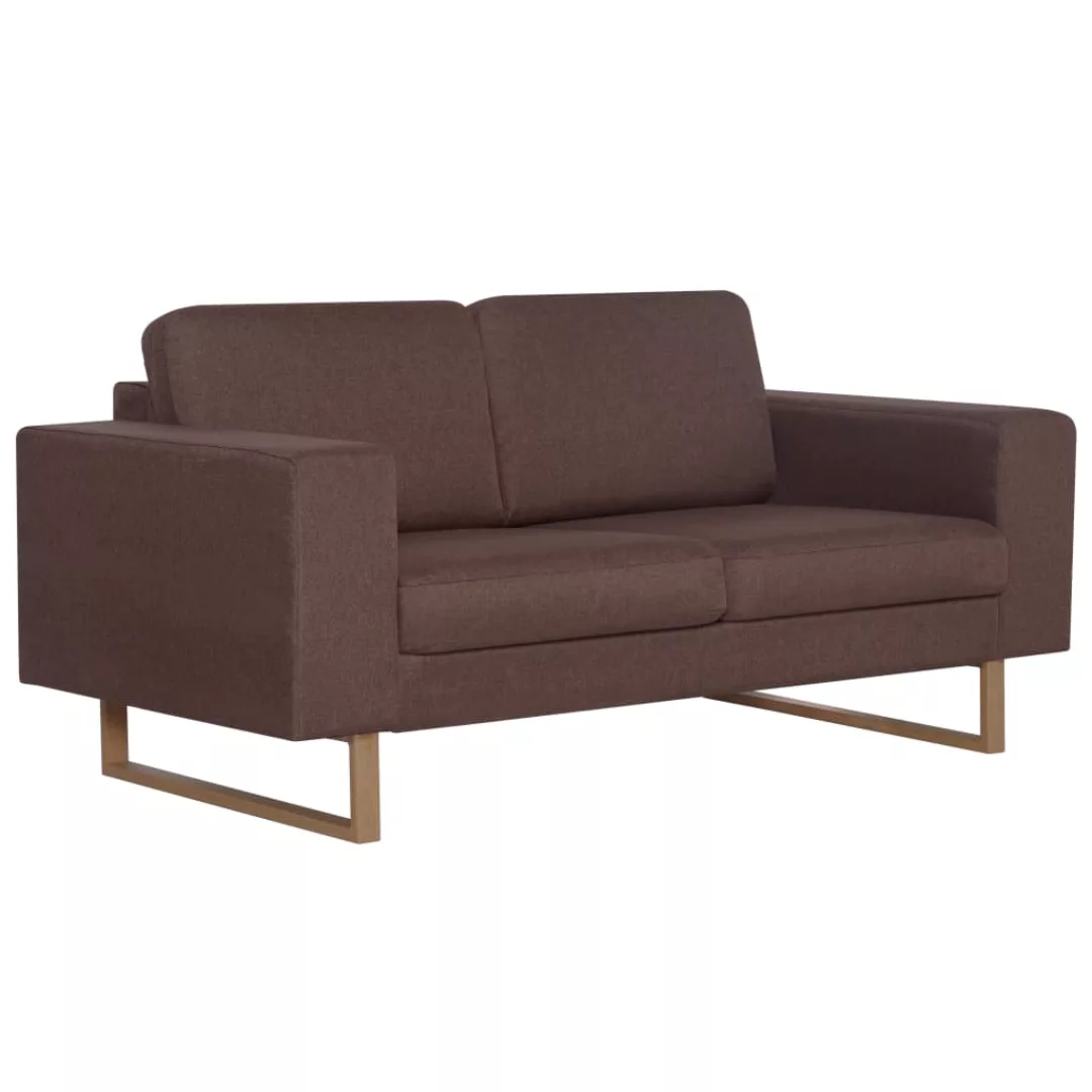 2-sitzer-sofa Stoff Braun günstig online kaufen