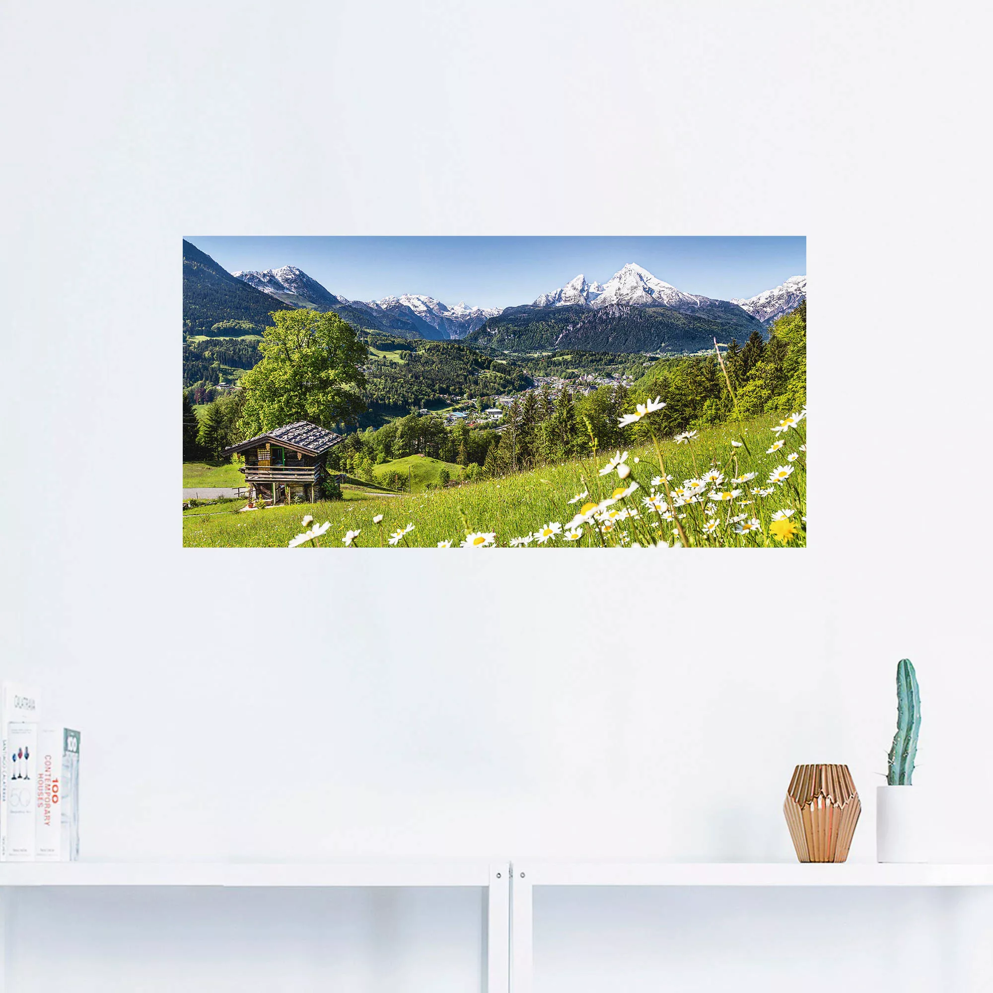 Artland Wandbild »Landschaft in den Bayerischen Alpen«, Berge, (1 St.), als günstig online kaufen