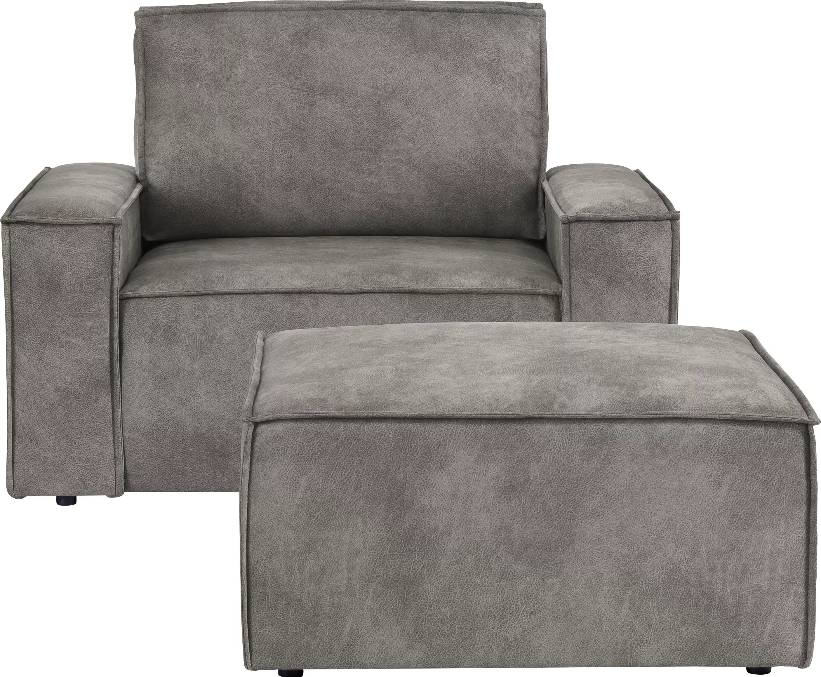 Home affaire Sessel »SHERWOOD«, Loveseat und Hocker im Set, passend zur Pol günstig online kaufen