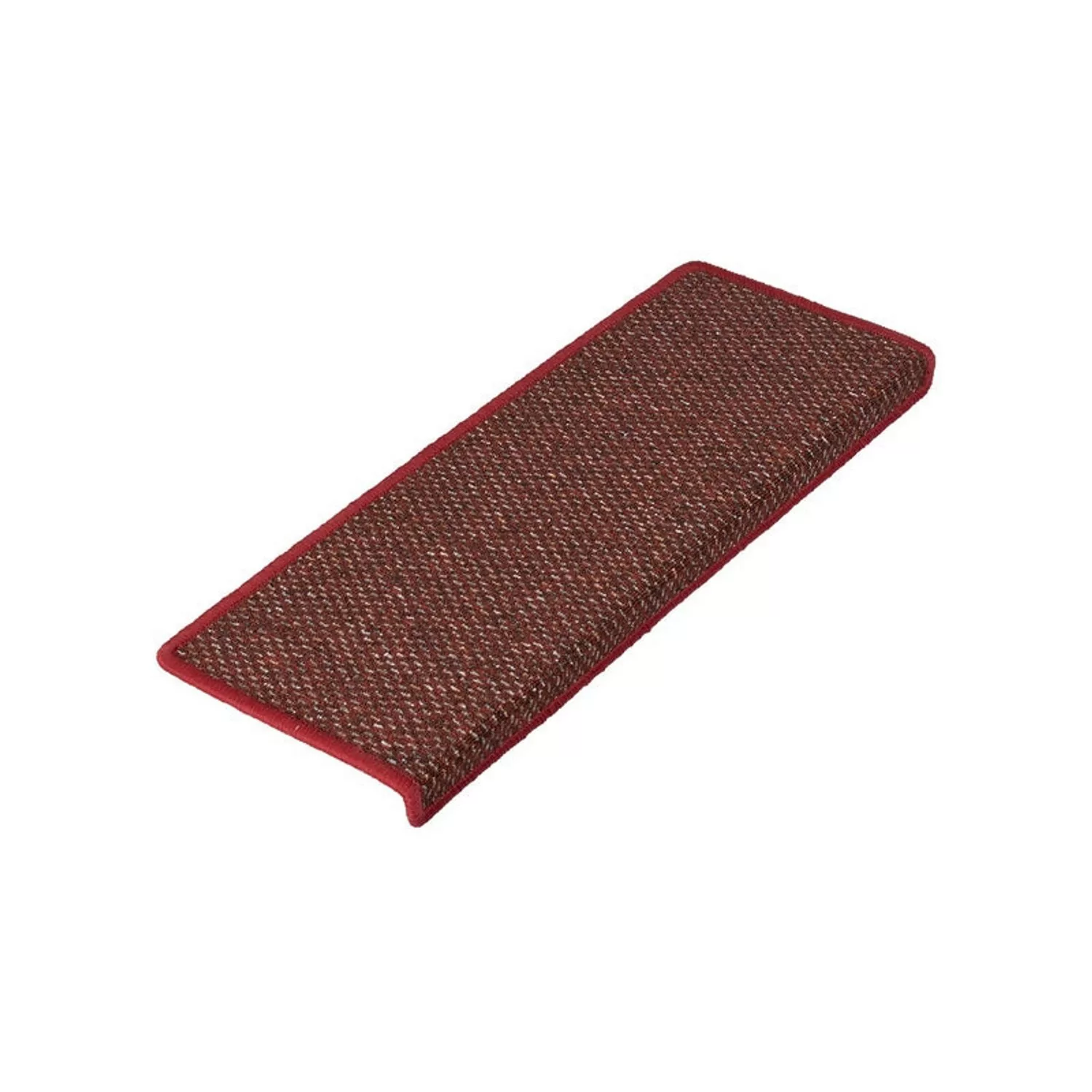 Karat Stufenmatte Ponto Pflegeleicht Rot 23,5 x 65 cm Rechteckig günstig online kaufen